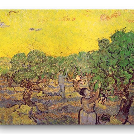 "Vincent van Gogh's 'Olive Pickers in Provence' - Premium Hand-Painted Oil Reproduction on Canvas"