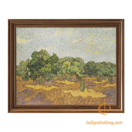 "Vincent van Gogh's 'Olive Grove' - Premium Hand-Painted Oil Reproduction on Canvas"