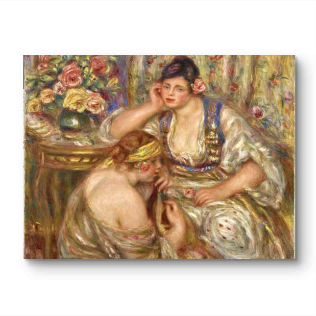 "Pierre-Auguste Renoir's 'Intimate Conversation' - Premium Hand-Painted Oil Painting Reproduction"