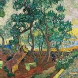 "Vincent van Gogh's 'Twilight Trees with Rustic Path' - Premium Hand-Painted Oil Reproduction on Canvas"