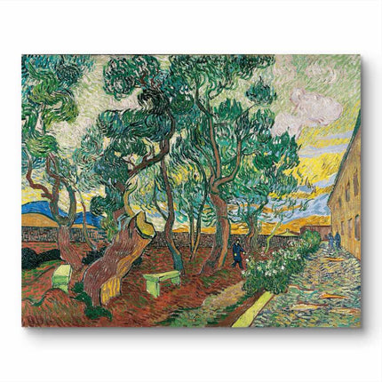 "Vincent van Gogh's 'Twilight Trees with Rustic Path' - Premium Hand-Painted Oil Reproduction on Canvas"