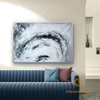 Stretch-Silver Frame / 24*36inches