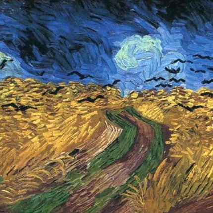 "Vincent van Gogh's 'Wheatfield with Crows' - Premium Hand-Painted Oil Reproduction on Canvas"