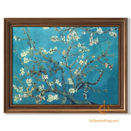 "Vincent van Gogh's 'Almond Blossoms' - Premium Hand-Painted Oil Reproduction on Canvas"