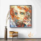 Stretch-Black Frame / 36*36inches