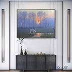 Stretch-Black Frame / 24*36inches