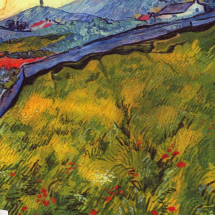 "Vincent van Gogh's 'Sunlit Countryside Landscape' - Premium Hand-Painted Oil Reproduction on Canvas"