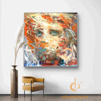 Stretch-Silver Frame / 36*36inches