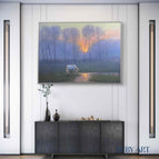 Stretch-Silver Frame / 24*36inches