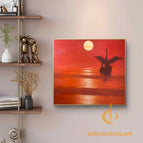 Stretch-Golden Frame / 36*36inches