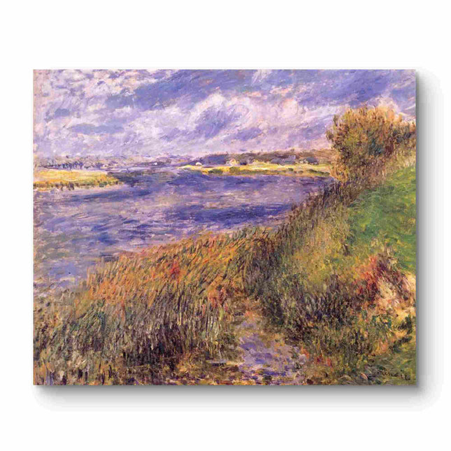 "Pierre-Auguste Renoir's 'Riverside Serenity' - Premium Hand-Painted Oil Painting Reproduction"