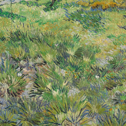"Vincent van Gogh's 'Lush Meadow with Wildflowers' - Premium Hand-Painted Oil Reproduction on Canvas"