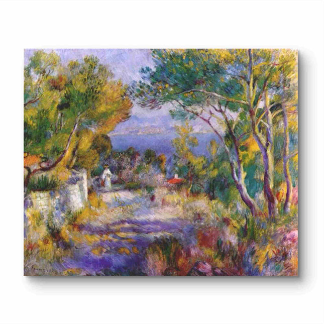 "Pierre-Auguste Renoir's 'Sunlit Country Path' - Premium Hand-Painted Oil Painting Reproduction"