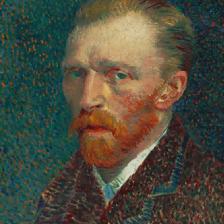 "Vincent van Gogh's 'Self-Portrait with Fiery Beard' - Premium Hand-Painted Oil Reproduction on Canvas"