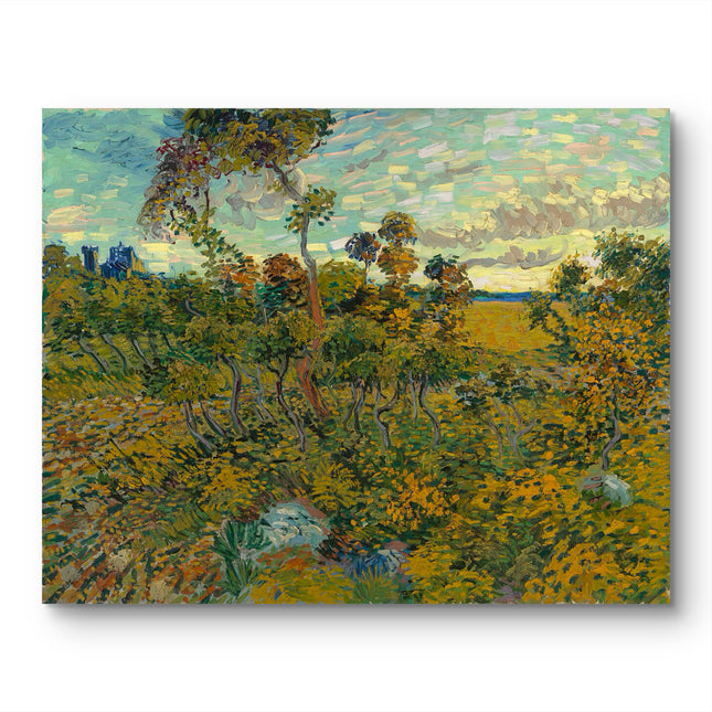 "Vincent van Gogh's 'Enchanted Forest Landscape' - Premium Hand-Painted Oil Reproduction on Canvas"