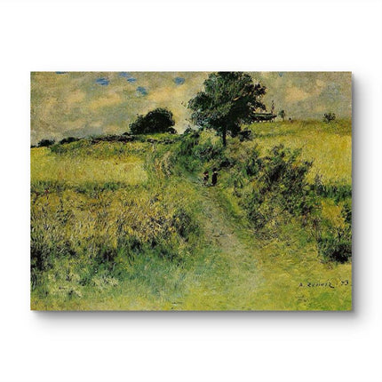 "Pierre-Auguste Renoir's 'Country Path in Summer' - Premium Hand-Painted Oil Painting Reproduction"