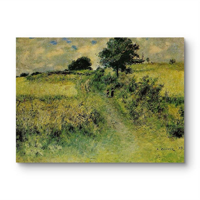 "Pierre-Auguste Renoir's 'Country Path in Summer' - Premium Hand-Painted Oil Painting Reproduction"