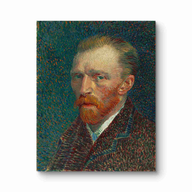 "Vincent van Gogh's 'Self-Portrait with Fiery Beard' - Premium Hand-Painted Oil Reproduction on Canvas"