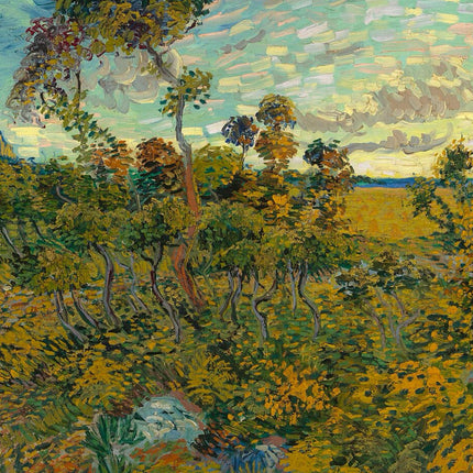 "Vincent van Gogh's 'Enchanted Forest Landscape' - Premium Hand-Painted Oil Reproduction on Canvas"