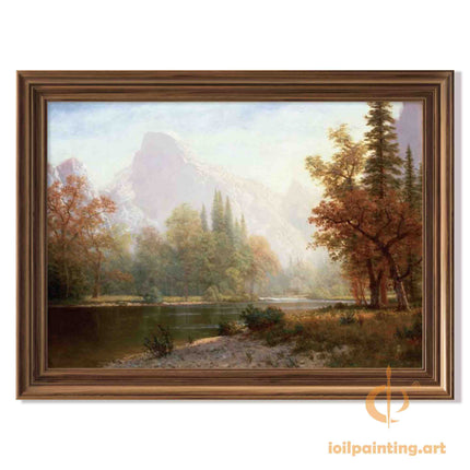 "John Constable's 'Autumn River Serenity' - Hand-Painted Landscape Oil Painting Reproduction"