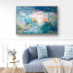 Stretch-Golden Frame / 24*36inches
