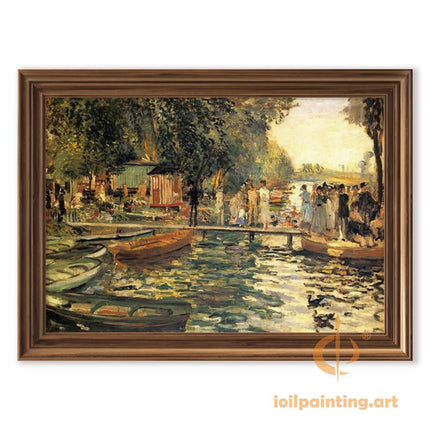 "Pierre-Auguste Renoir's 'Riverside Leisure' - Premium Hand-Painted Oil Painting Reproduction"