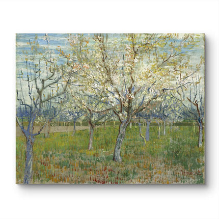 "Vincent van Gogh's 'Blossoming Orchard' - Premium Hand-Painted Oil Reproduction on Canvas"