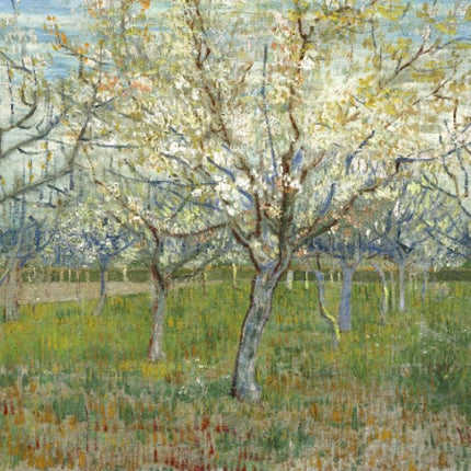 "Vincent van Gogh's 'Blossoming Orchard' - Premium Hand-Painted Oil Reproduction on Canvas"