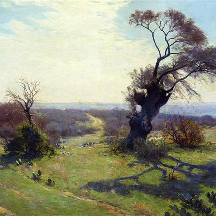 "Julian Onderdonk's 'Texas Hill Country Landscape' - Premium Hand-Painted Oil Reproduction on Canvas"