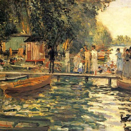 "Pierre-Auguste Renoir's 'Riverside Leisure' - Premium Hand-Painted Oil Painting Reproduction"