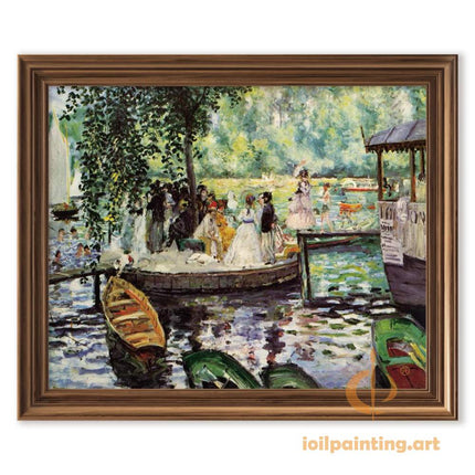 "Pierre-Auguste Renoir's 'Riverside Soirée' - Premium Hand-Painted Oil Painting Reproduction"