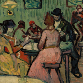 "Henri de Toulouse-Lautrec's 'At the Moulin Rouge' - Premium Hand-Painted Oil Reproduction on Canvas"