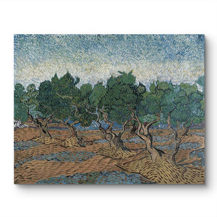 "Vincent van Gogh's 'Olive Grove' - Premium Hand-Painted Oil Reproduction on Canvas"