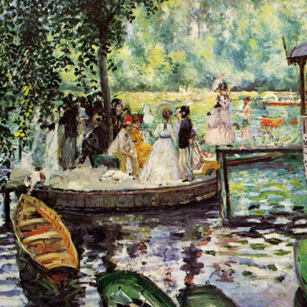 "Pierre-Auguste Renoir's 'Riverside Soirée' - Premium Hand-Painted Oil Painting Reproduction"