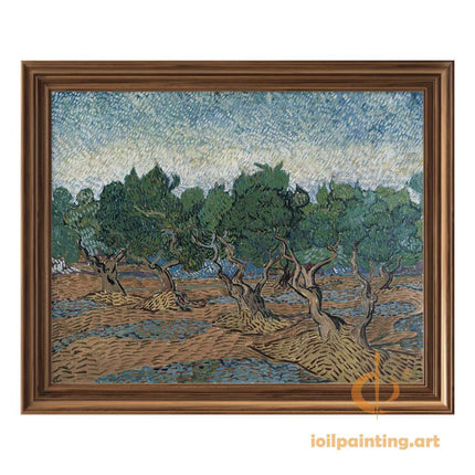 "Vincent van Gogh's 'Olive Grove' - Premium Hand-Painted Oil Reproduction on Canvas"
