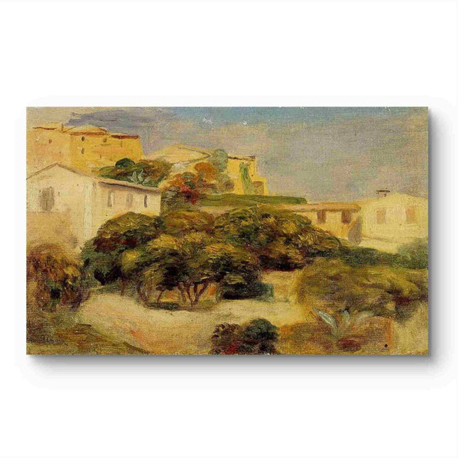 "Pierre-Auguste Renoir's 'Sunlit Countryside' - Premium Hand-Painted Oil Painting Reproduction"