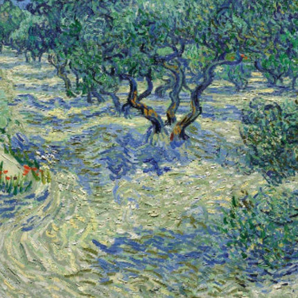 "Vincent van Gogh's 'Olive Grove with Sunlit Path' - Premium Hand-Painted Oil Reproduction on Canvas"
