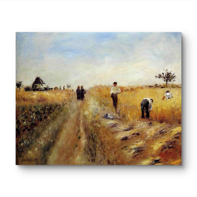 "Pierre-Auguste Renoir's 'Golden Harvest' - Premium Hand-Painted Impressionist Oil Painting Reproduction"