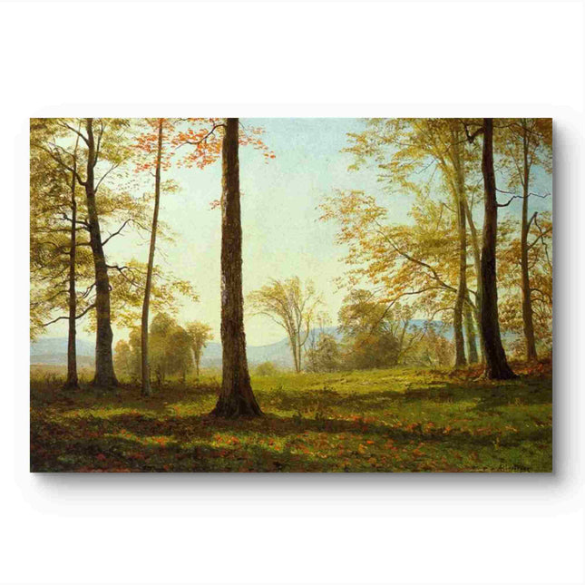 "John Constable's 'Autumn Woodland Serenity' - Hand-Painted Landscape Oil Painting Reproduction"
