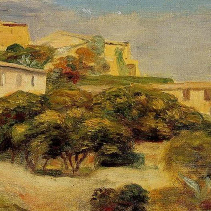 "Pierre-Auguste Renoir's 'Sunlit Countryside' - Premium Hand-Painted Oil Painting Reproduction"