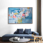 Stretch-Walnut Frame / 24*36inches