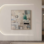 Stretch-Silver Frame / 36*36inches