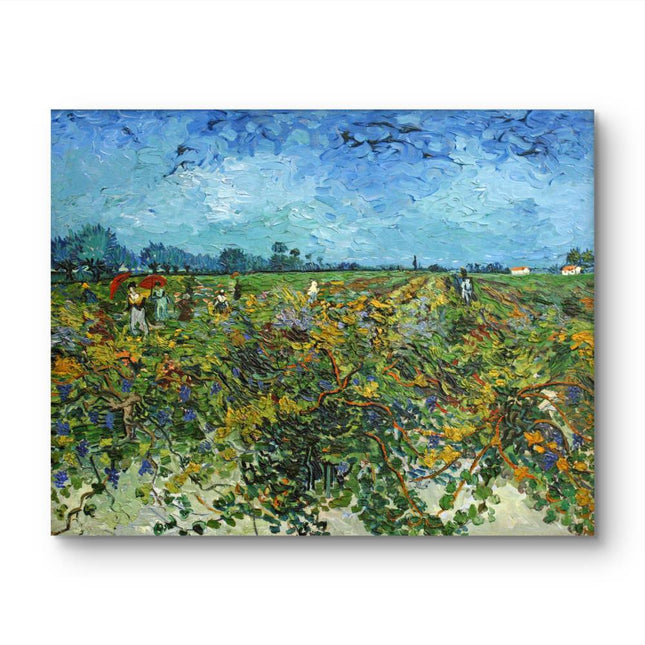 "Vincent van Gogh's 'The Vineyard at Montmajour' - Premium Hand-Painted Oil Reproduction on Canvas"