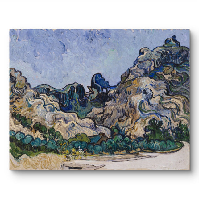 "Vincent van Gogh's 'Mountain Majesty' - Premium Hand-Painted Oil Reproduction on Canvas"