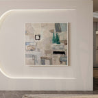 Stretch-White Frame / 36*36inches