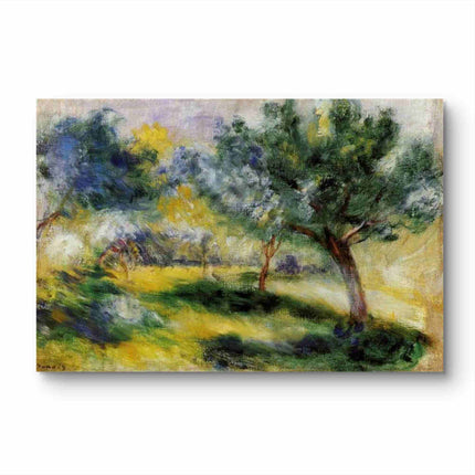 "Pierre-Auguste Renoir's 'Sunlit Grove' - Premium Hand-Painted Impressionist Oil Painting Reproduction"