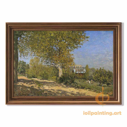 "John Constable's 'Autumn Country Lane' - Hand-Painted Landscape Oil Painting Reproduction"