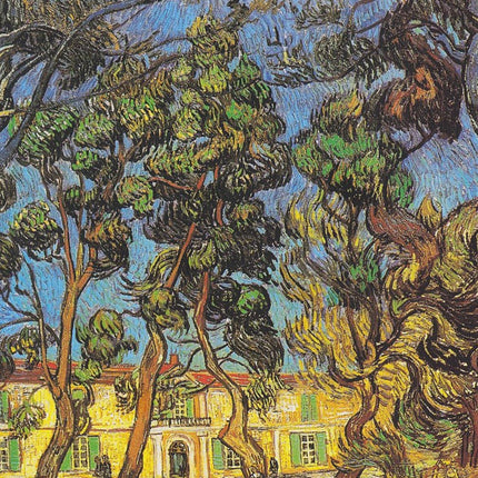 "Vincent van Gogh's 'Twisted Pines with Yellow Cottage' - Premium Hand-Painted Oil Reproduction on Canvas"