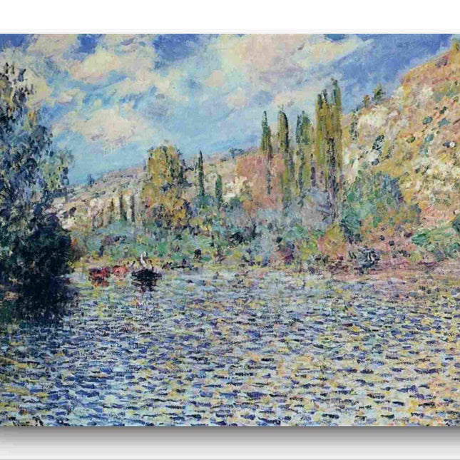 "Alfred Sisley's 'Tranquil Riverside' - Premium Hand-Painted Oil Reproduction on Canvas"