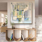 Stretch-Golden Frame / 36*36inches